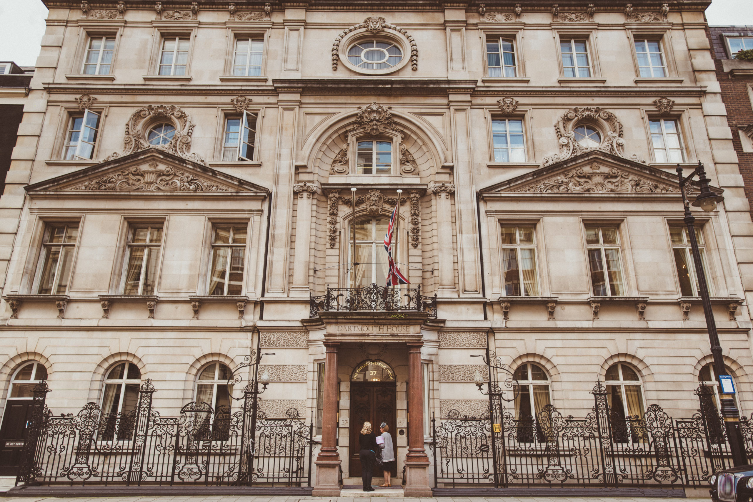 A picture of the front of Dartmouth House