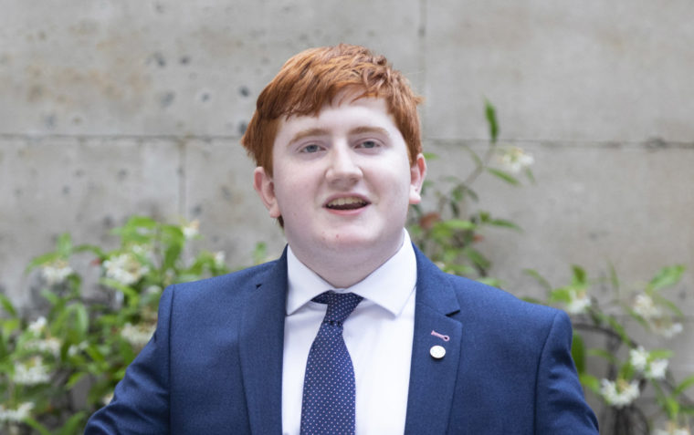 James Thompson posing for a photo