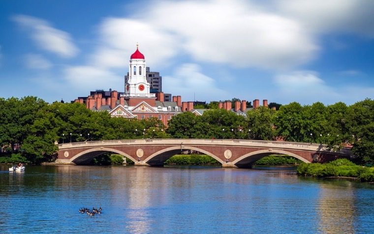 Picture of the John Weeks Memorial Footbridge in Cambridge, Massachusetts, where James Scruby's SSE school was located