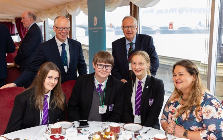 People posing for a picture at the House of Lords